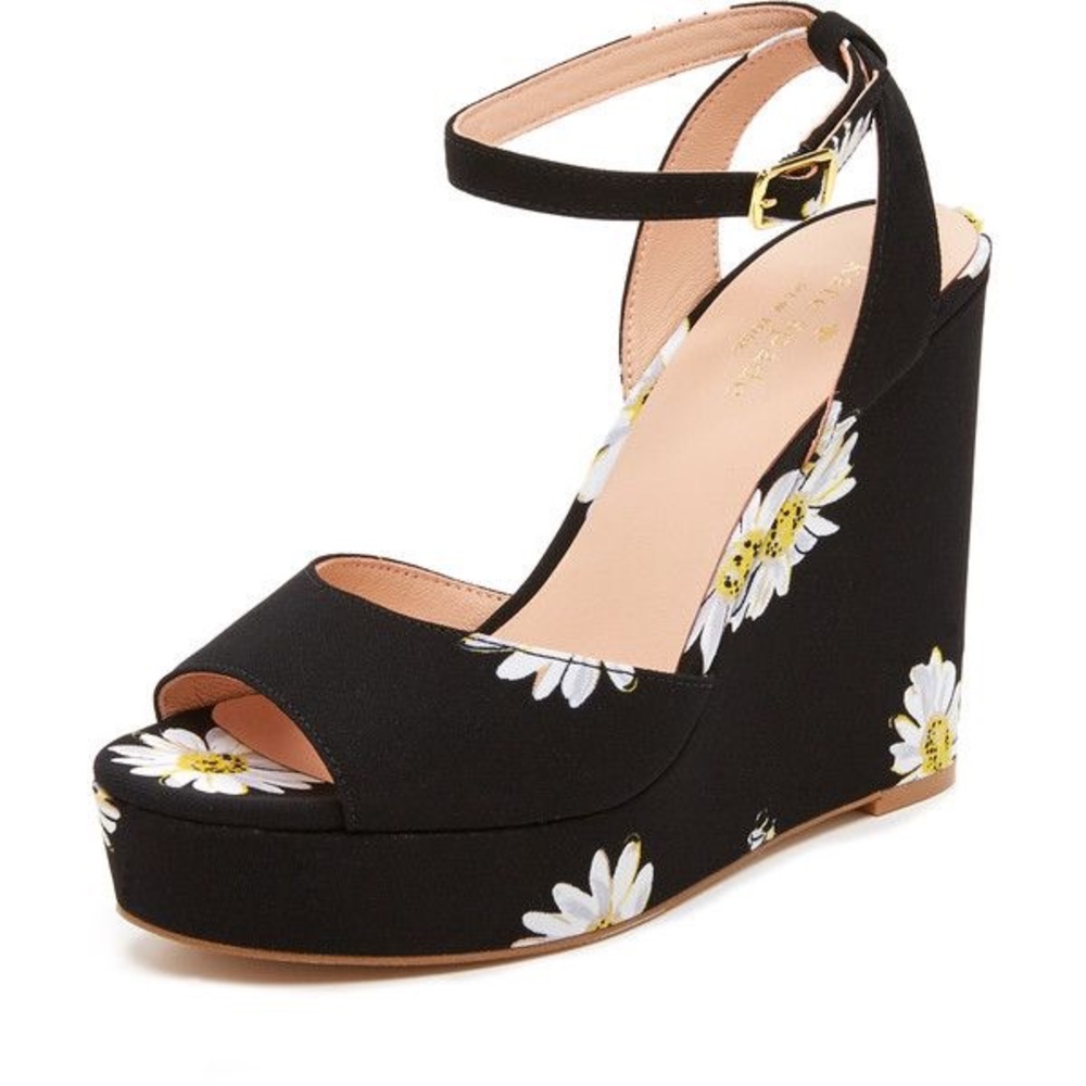 Kate Spade Floral Wedge Sandals